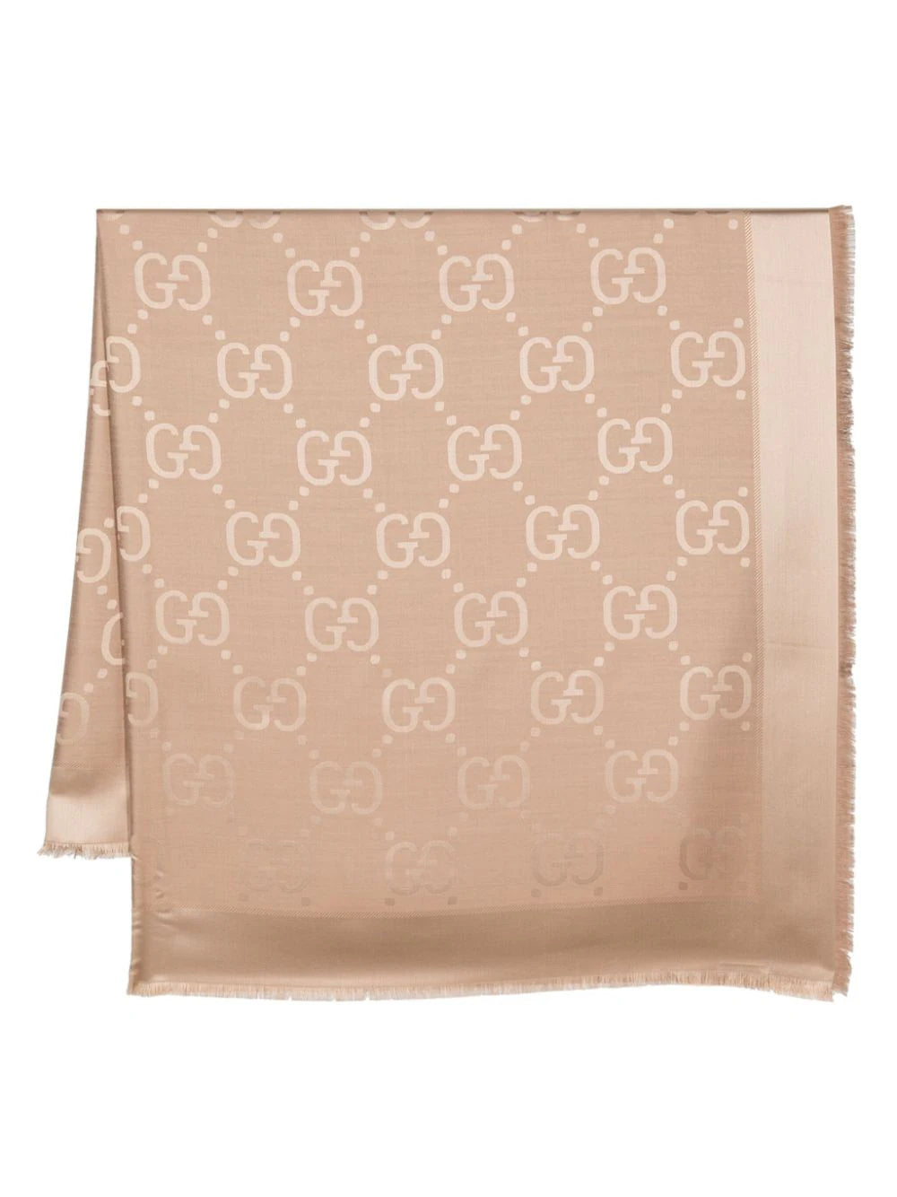 NEW Genuine Gucci Jacquard Silk Wool Scarf Shawl (PLEASE READ DESCRIPTION)