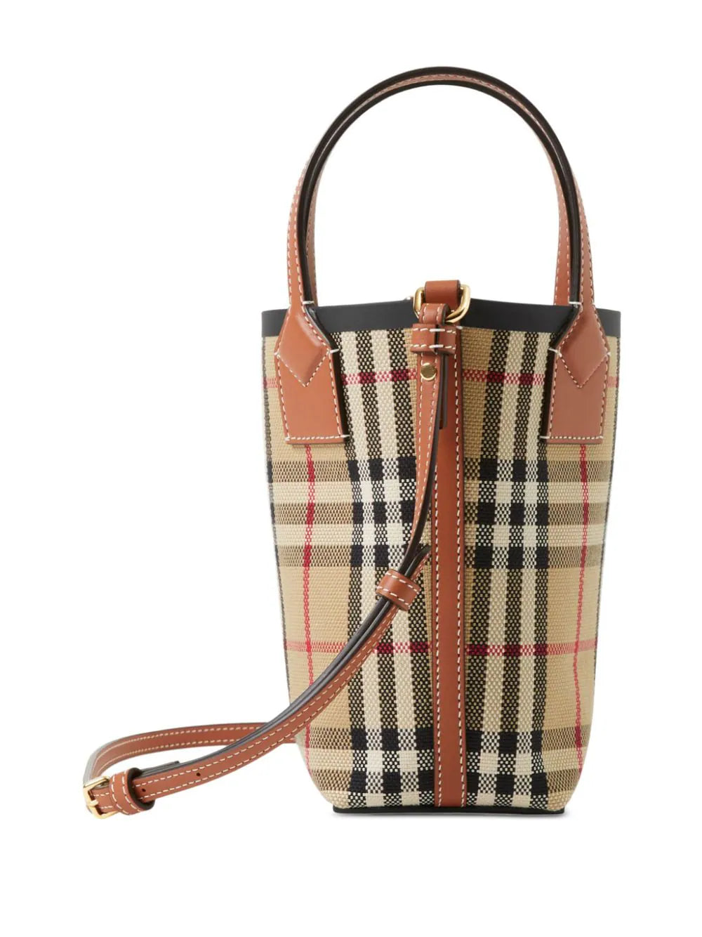 NEW Genuine Burberry London Mini Bucket Bag Made In Italy