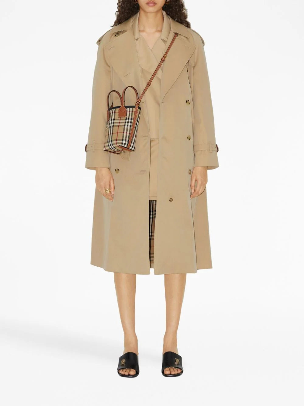 NEW Genuine Burberry London Mini Bucket Bag Made In Italy