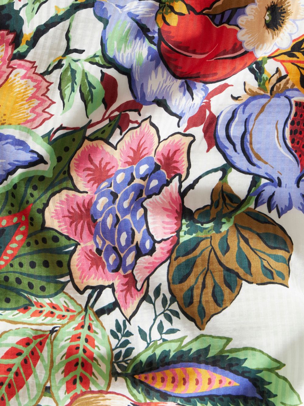 ETRO Floral-Print Cotton Blend Silk Maxi Dress Made In Itlay (PLEASE READ DESCRIPTION)