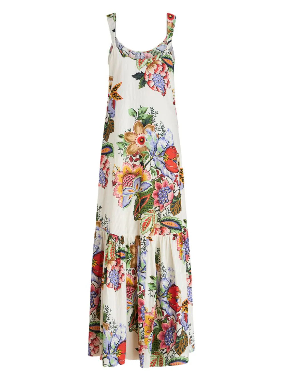 ETRO Floral-Print Cotton Blend Silk Maxi Dress Made In Itlay (PLEASE READ DESCRIPTION)