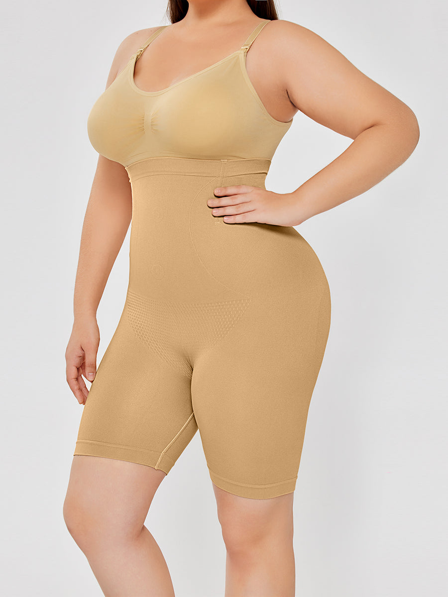 Tummy Control Shapewear Shorts for Women – High Waist Seamless Slimming Body Shaper