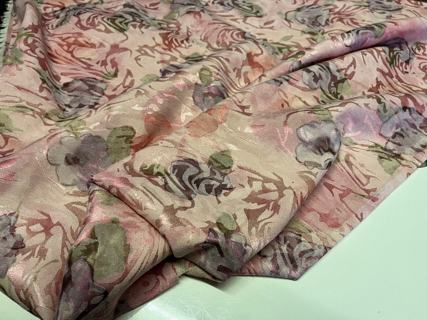NEW High Class Shiny Viscose Jacquard Fabric
