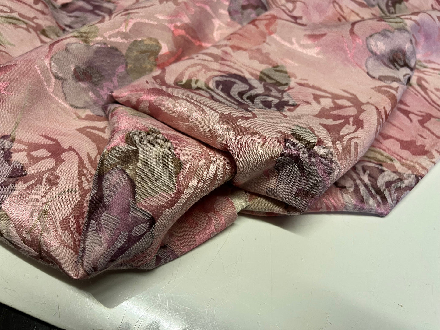 NEW High Class Shiny Viscose Jacquard Fabric