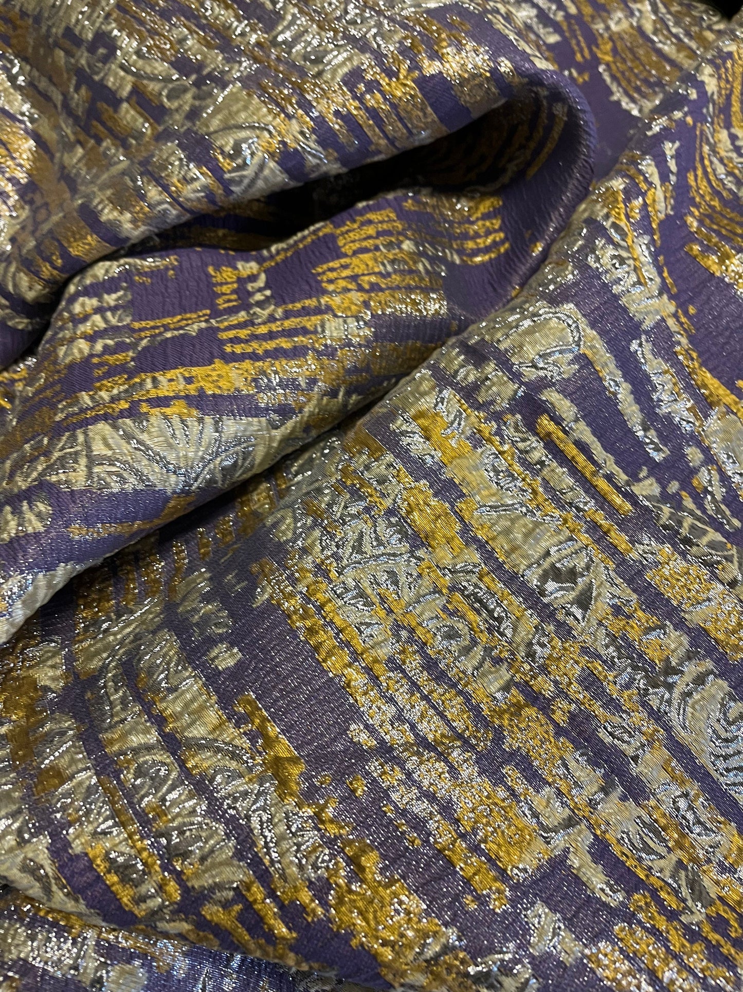 NEW High Class Brocade Cloque Lurex Fabric