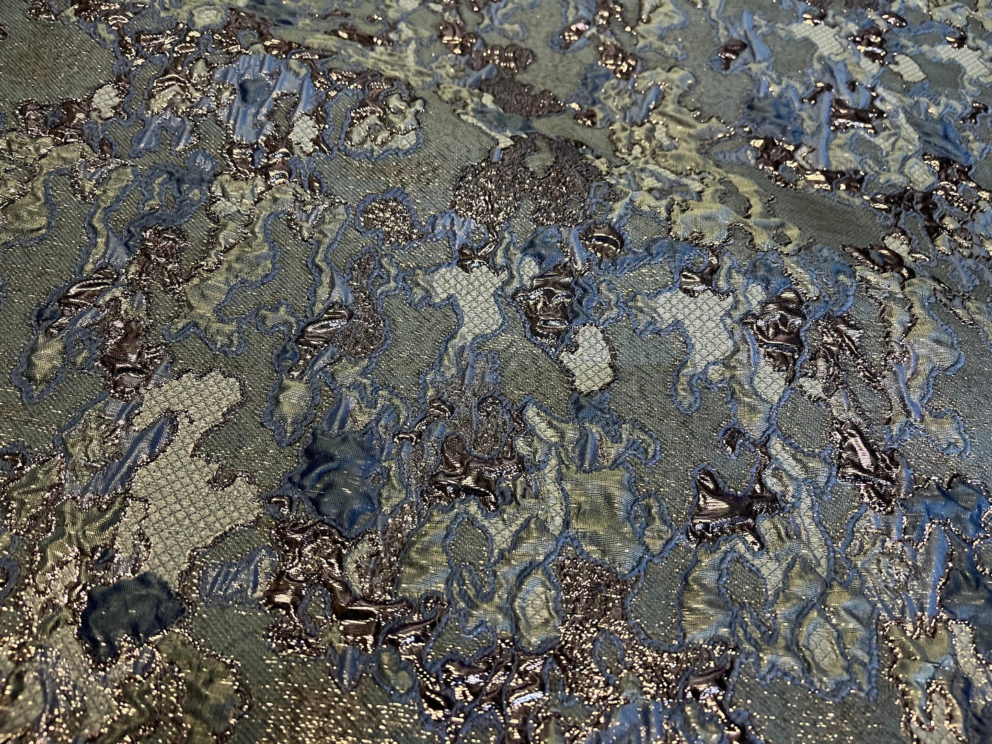 NEW High Class Brocade Cloque Lurex Fabric