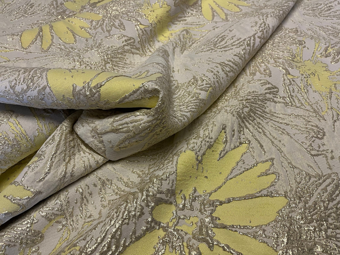 NEW High Class Stretch Brocade Cloque Lurex Fabric