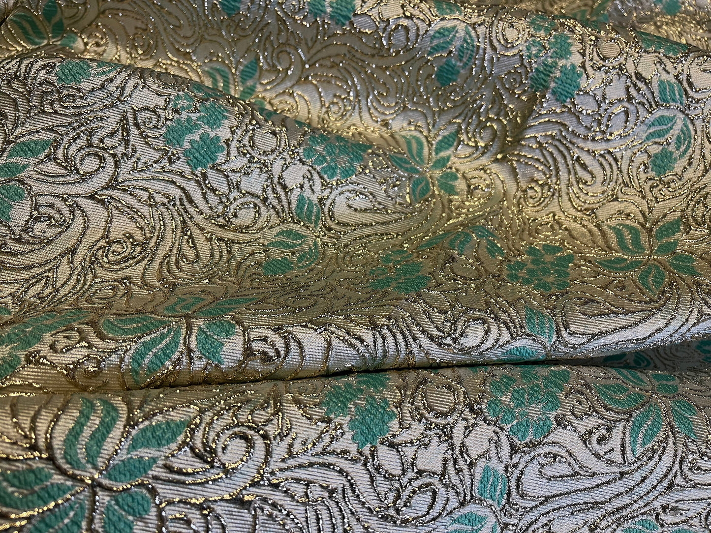 NEW High Class Brocade Cloque Lurex Fabric