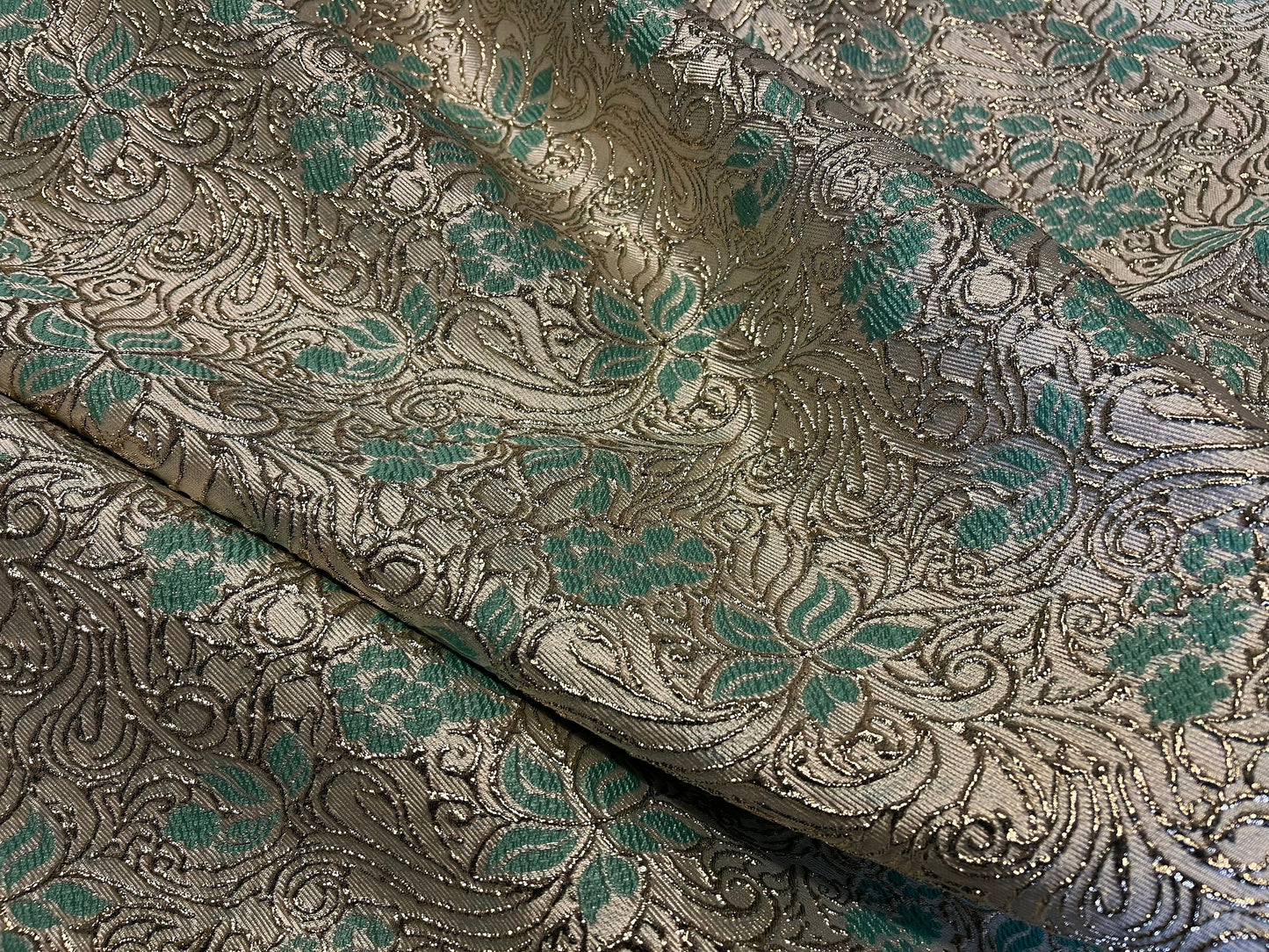 NEW High Class Brocade Cloque Lurex Fabric
