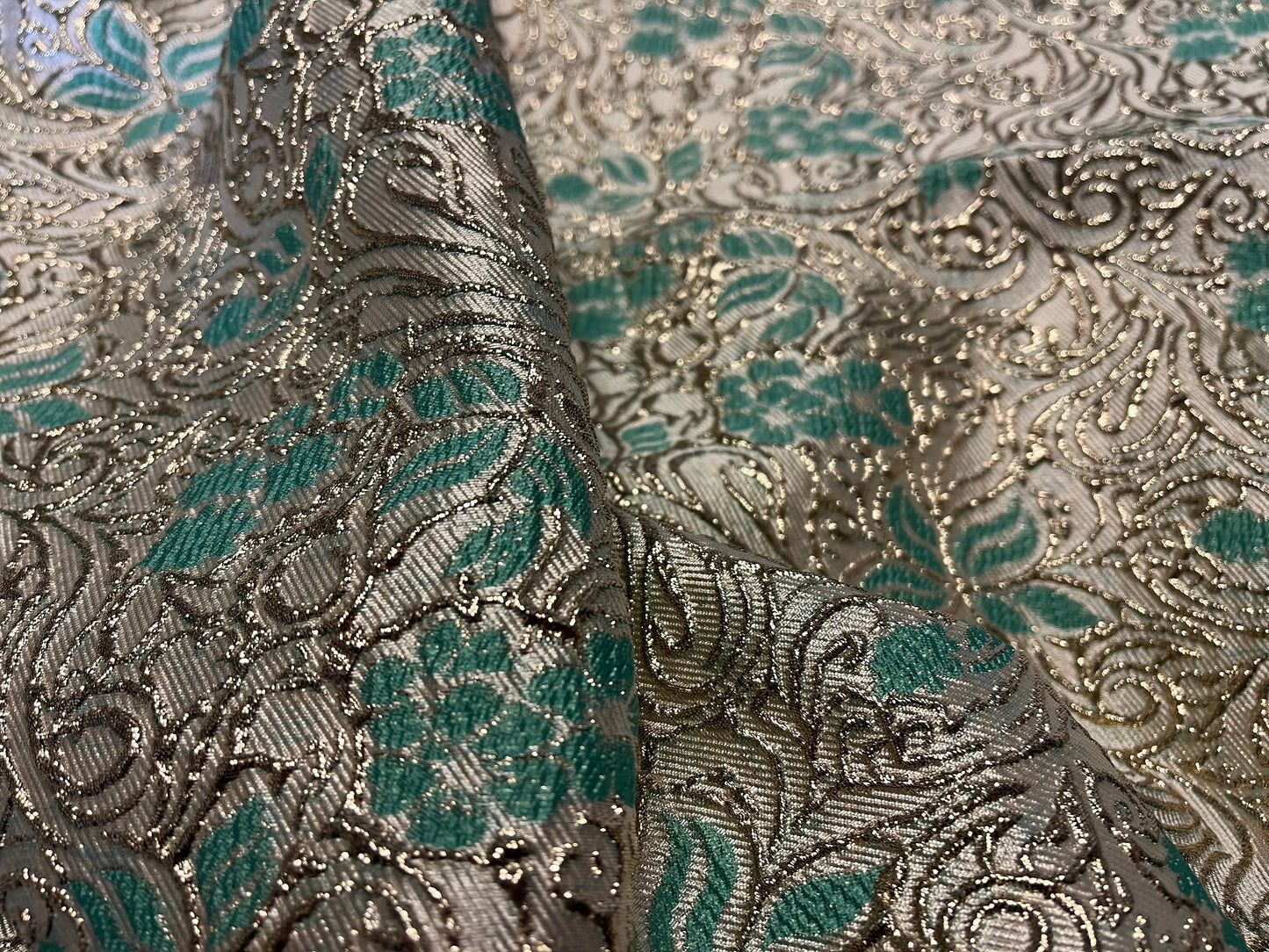 NEW High Class Brocade Cloque Lurex Fabric
