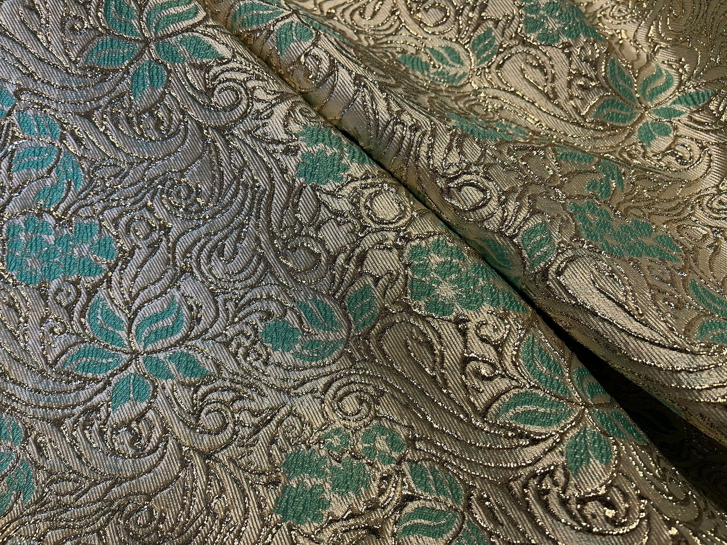 NEW High Class Brocade Cloque Lurex Fabric