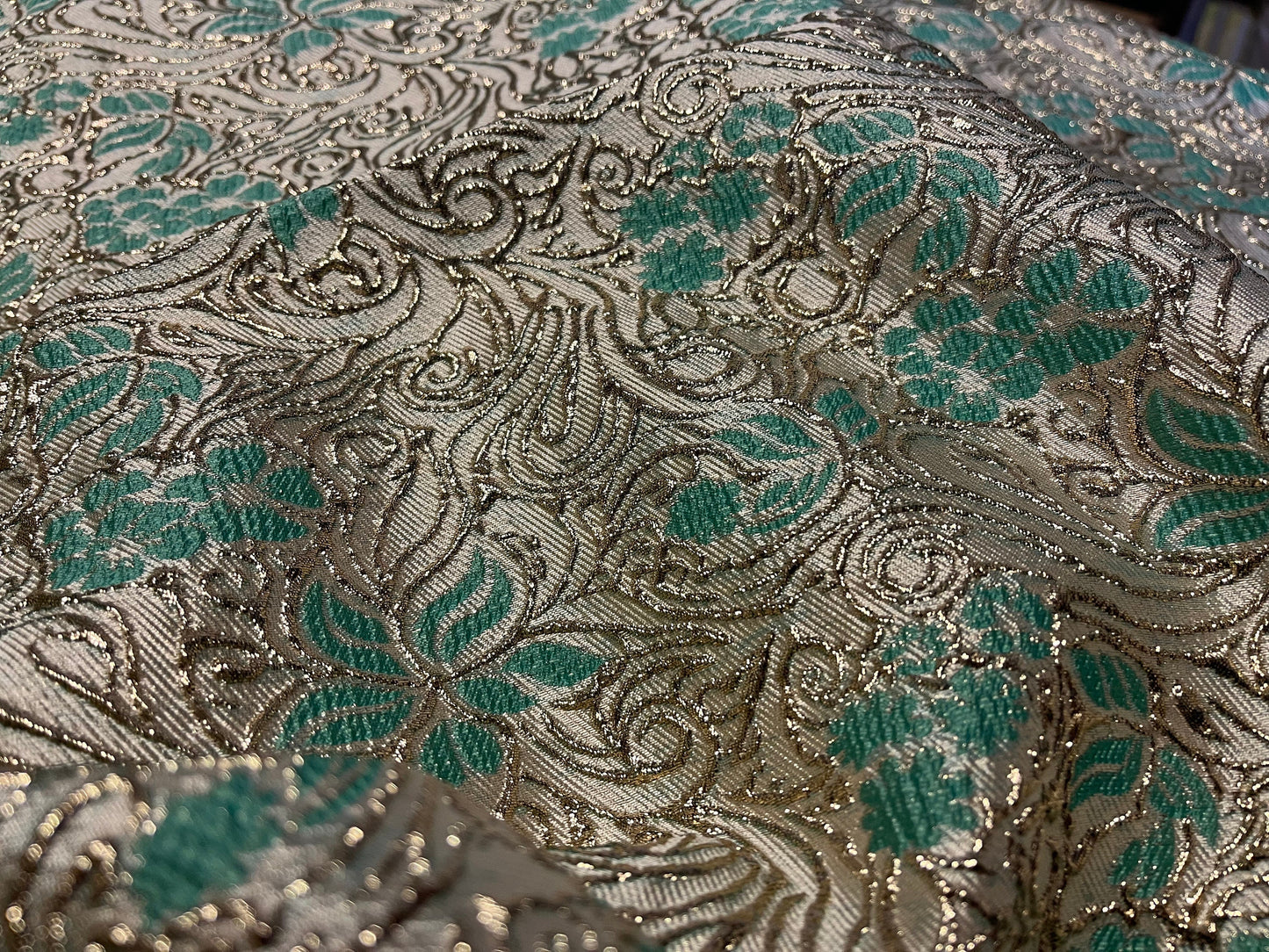 NEW High Class Brocade Cloque Lurex Fabric