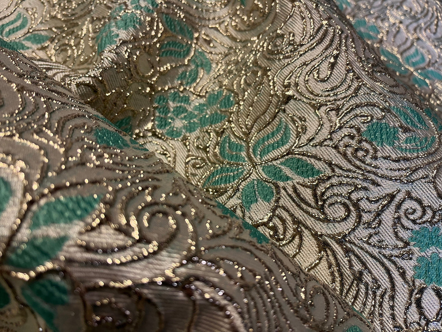NEW High Class Brocade Cloque Lurex Fabric