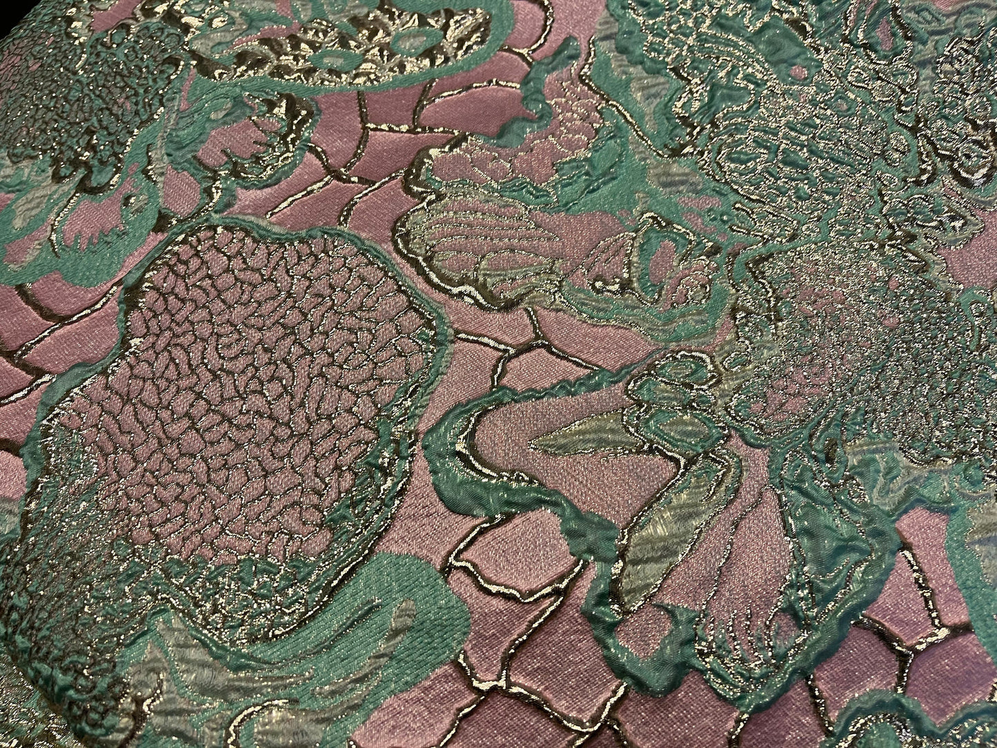 NEW High Class Brocade Cloque Lurex Fabric