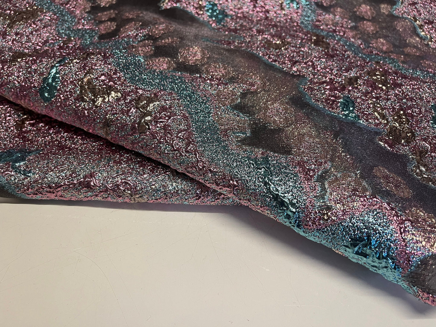 NEW High Class Organza Brocade Cloque Fabric