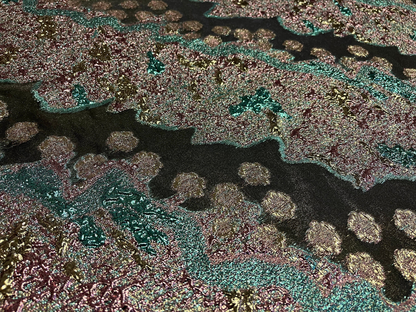 NEW High Class Organza Brocade Cloque Fabric