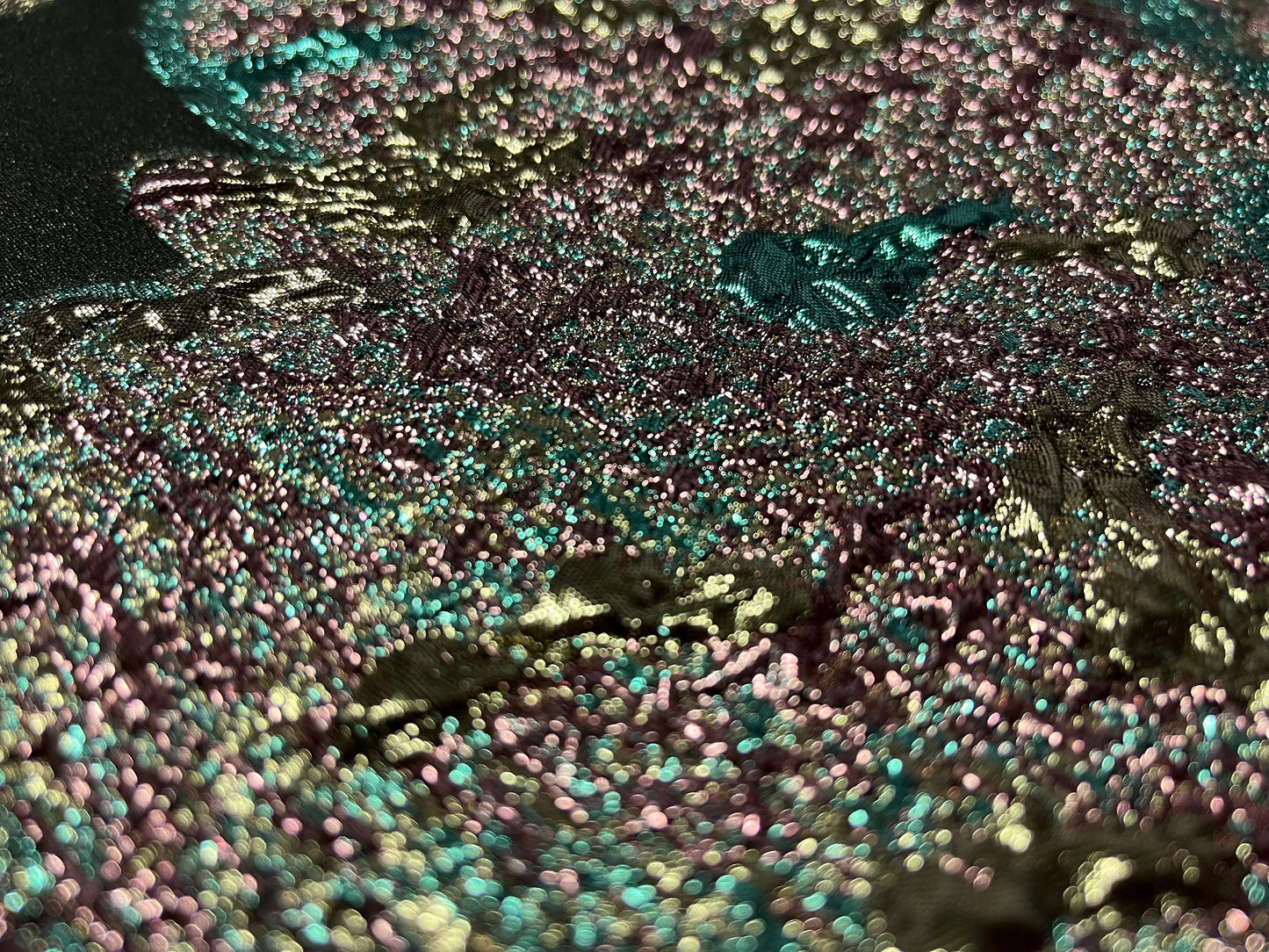 NEW High Class Organza Brocade Cloque Fabric