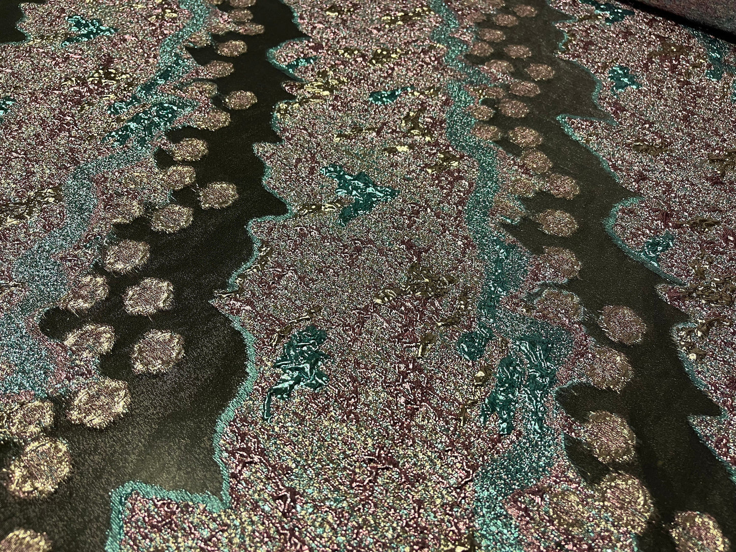 NEW High Class Organza Brocade Cloque Fabric