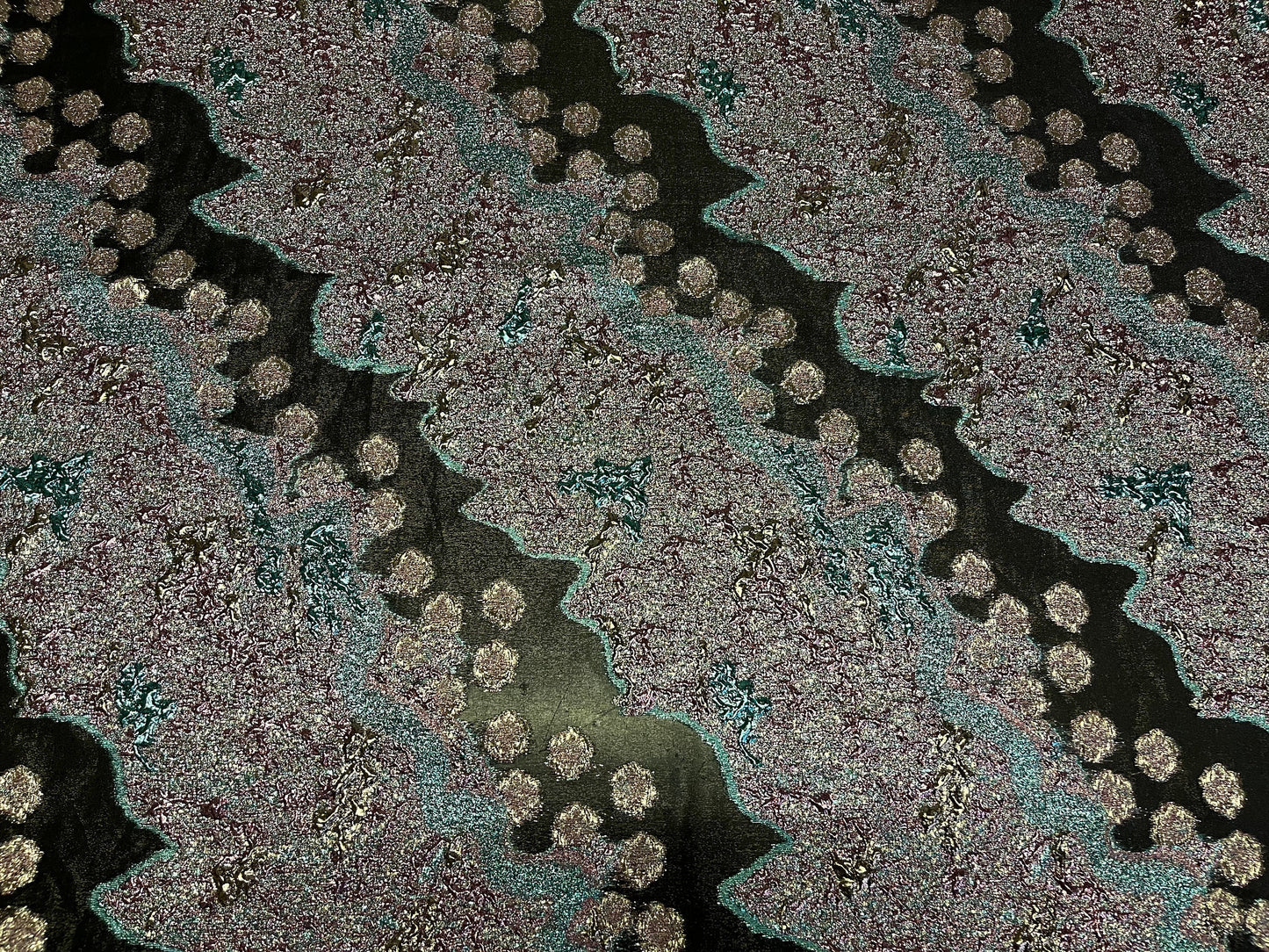 NEW High Class Organza Brocade Cloque Fabric