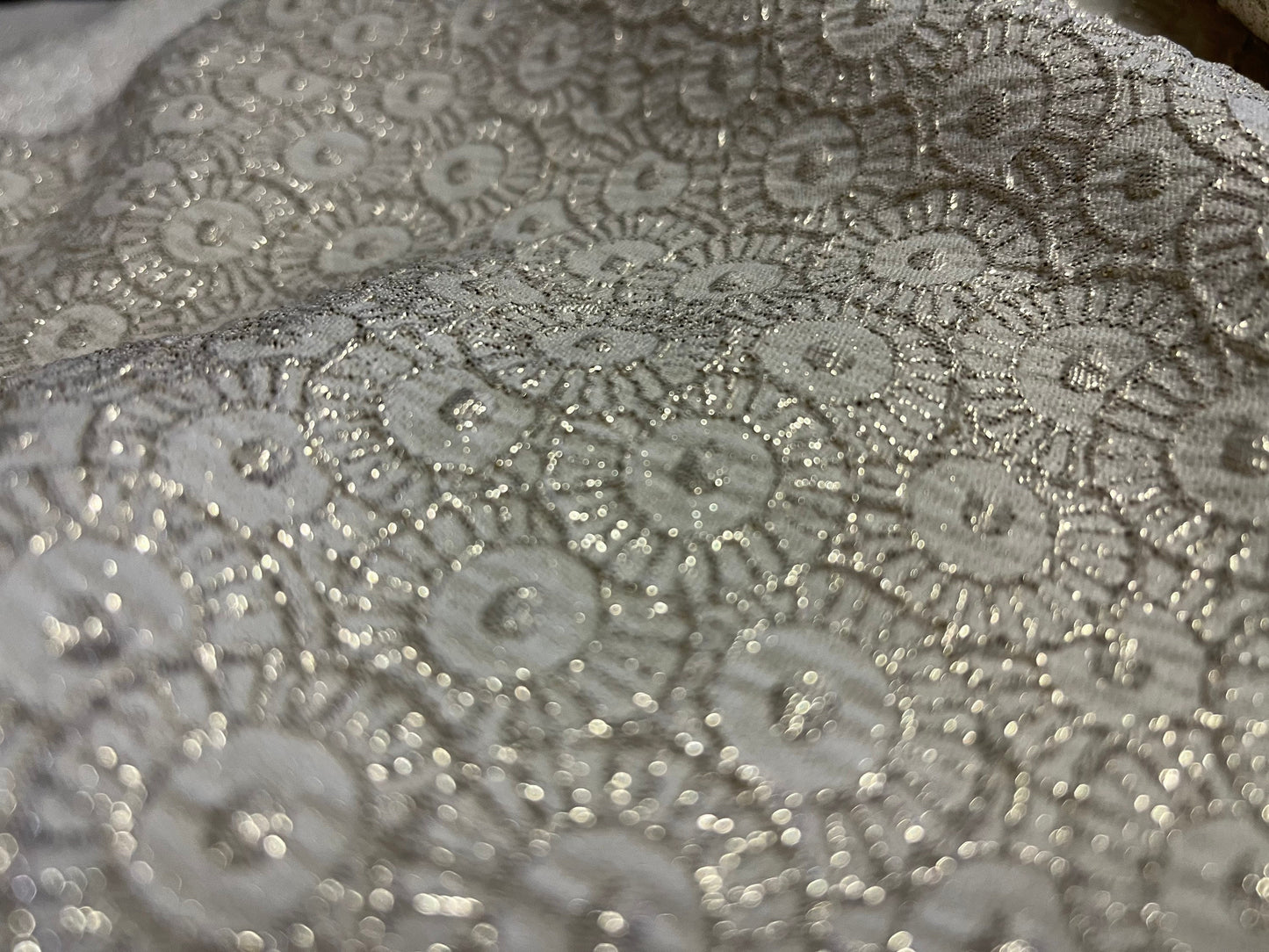 NEW High Class Brocade Cloque Lurex Fabric