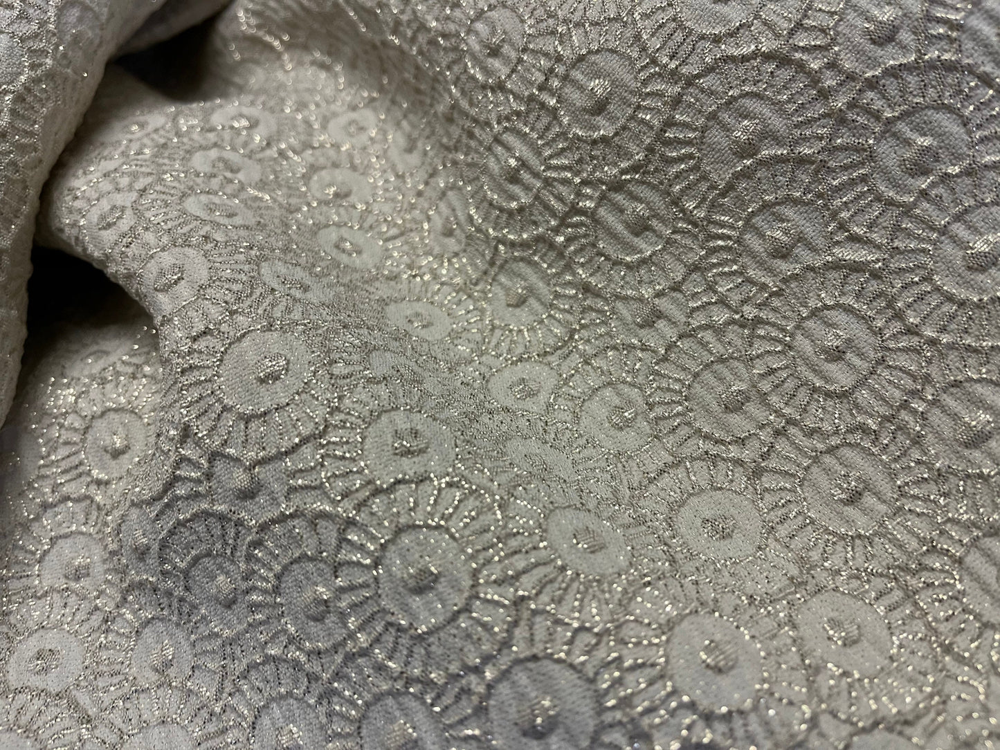 NEW High Class Brocade Cloque Lurex Fabric