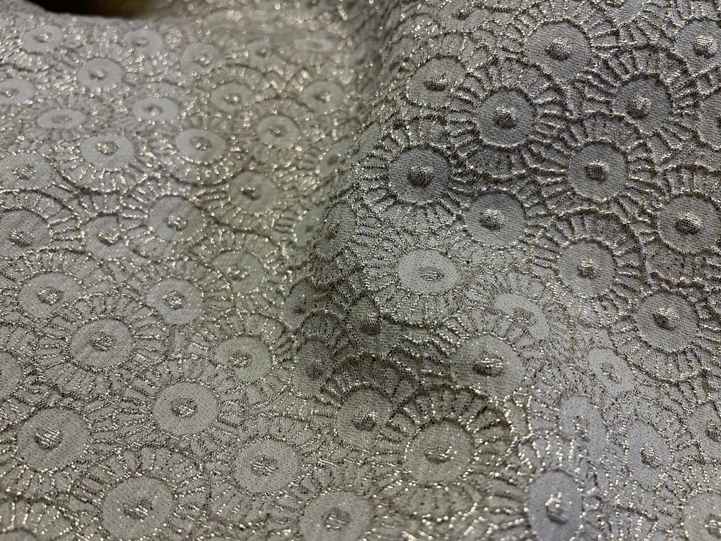 NEW High Class Brocade Cloque Lurex Fabric