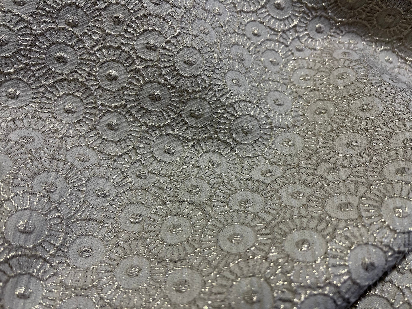 NEW High Class Brocade Cloque Lurex Fabric