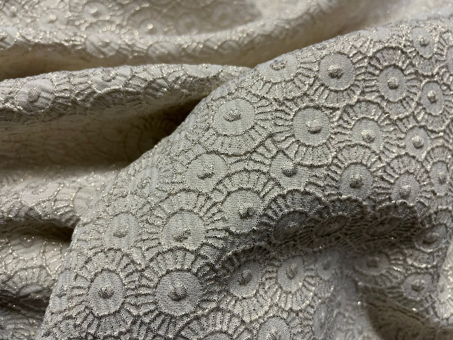NEW High Class Brocade Cloque Lurex Fabric