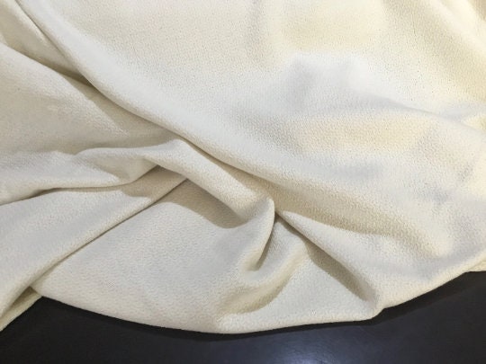 NEW High Class Ivory Tweed Boucle Fabric