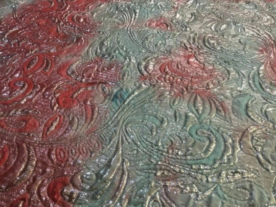 NEW High Class Jacquard Cloque Lurex Fabric