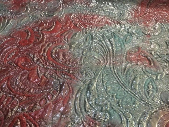 NEW High Class Jacquard Cloque Lurex Fabric