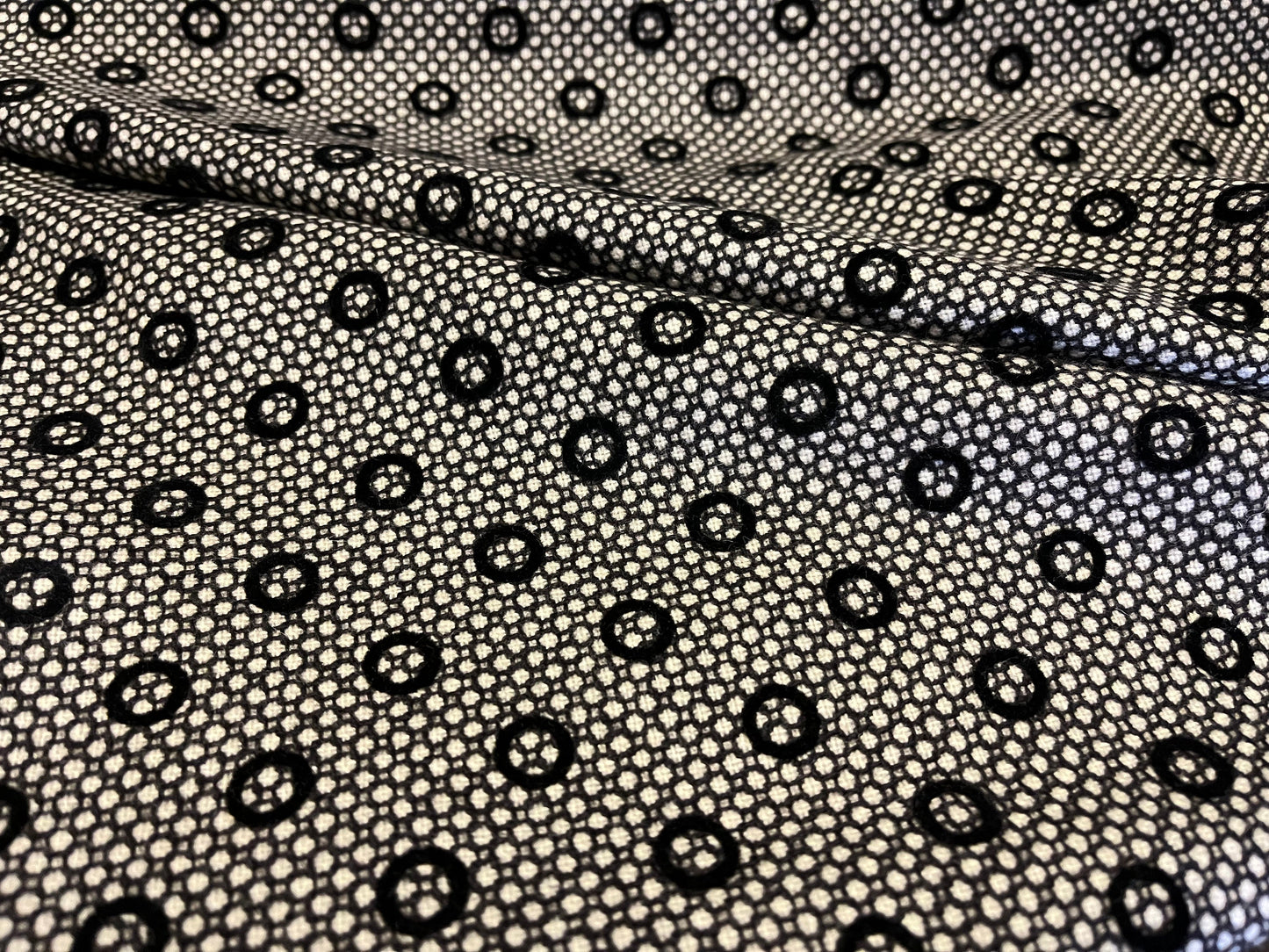 NEW High Class Embroidered Wool Cashmere Fabric