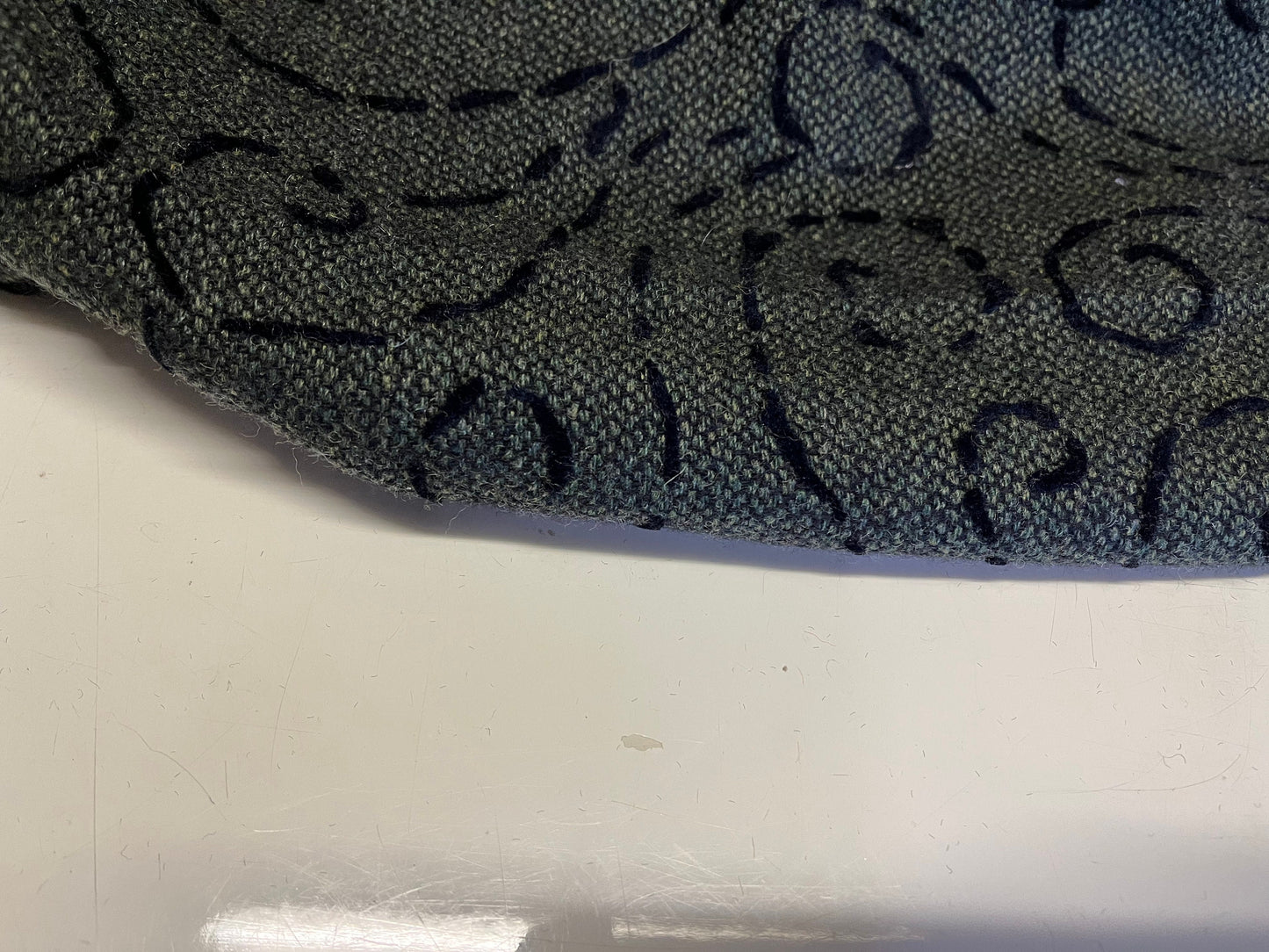 NEW High Class Embroidered Wool Cashmere Fabric