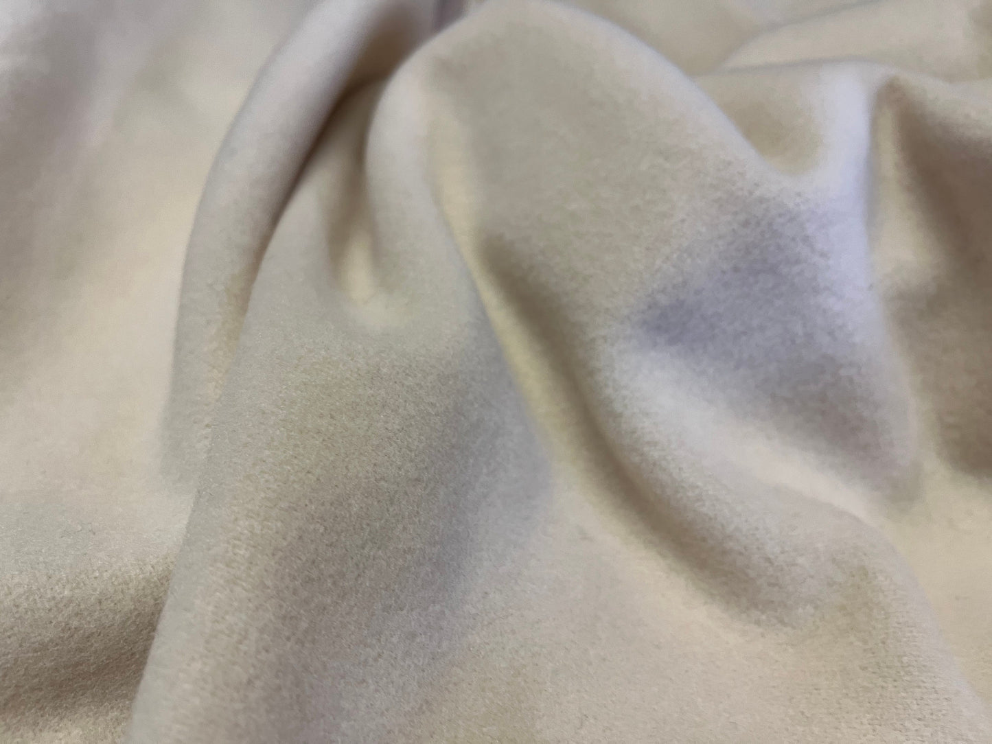 NEW High Class Cream Cashmere Wool Fabric