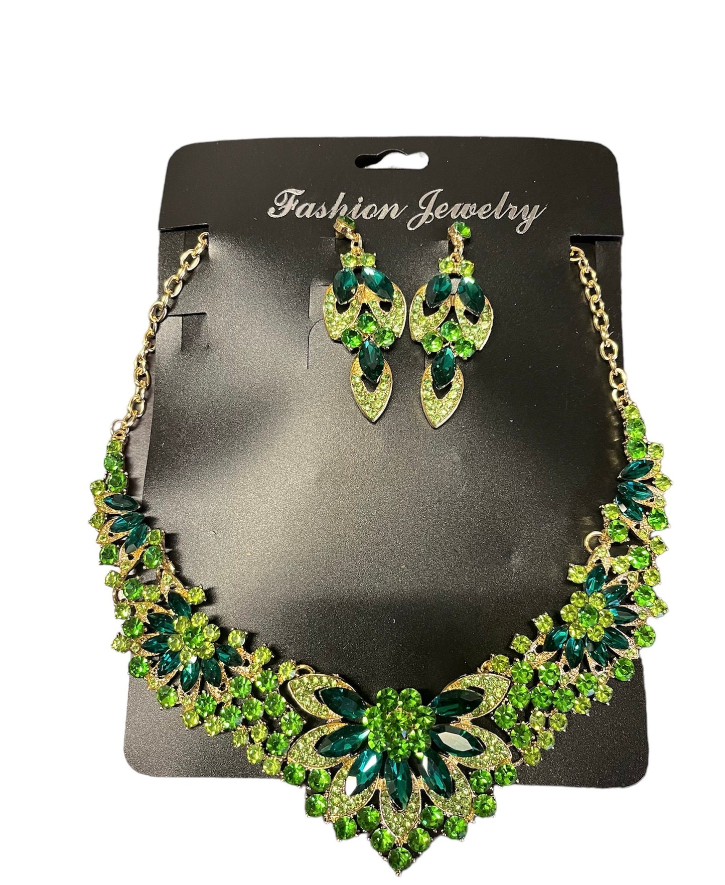NEW High Class Womens Luxurious Flower Alloy Inlay Artificial Crystal Earring, Necklace Jewellery, Gift, Gift Jewellery, Fashion Jewellery