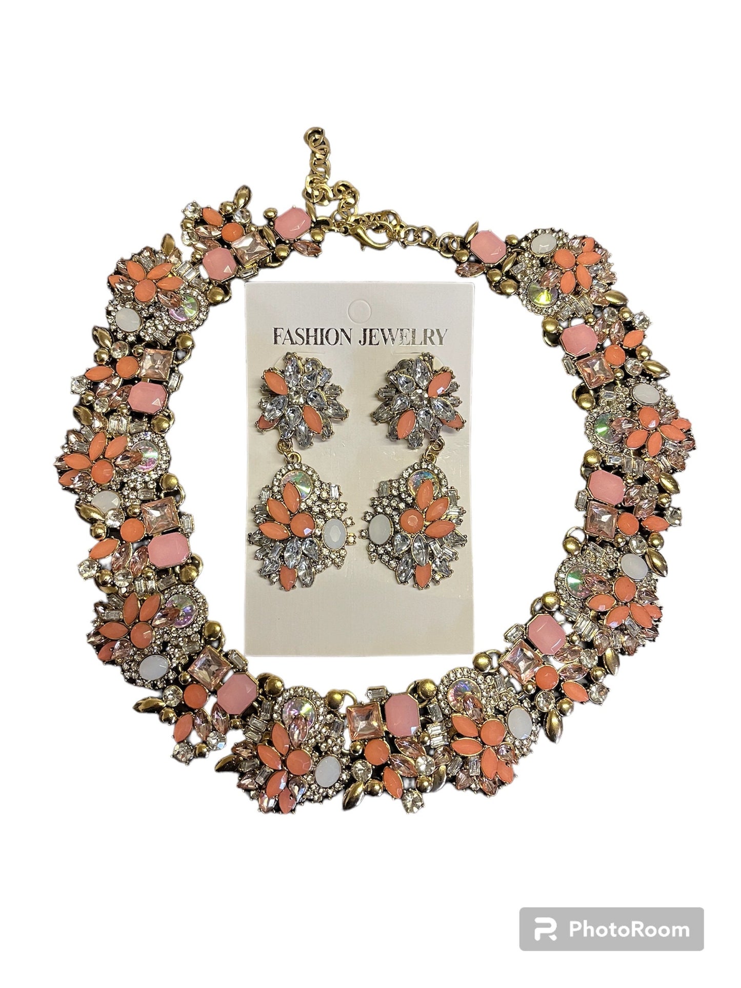 NEW High Class Womens Luxurious Geometric Artificial Gemstones Alloy Earring, Necklace Jewellery, Gift, Gift Jewellery, Fashion Jewellery