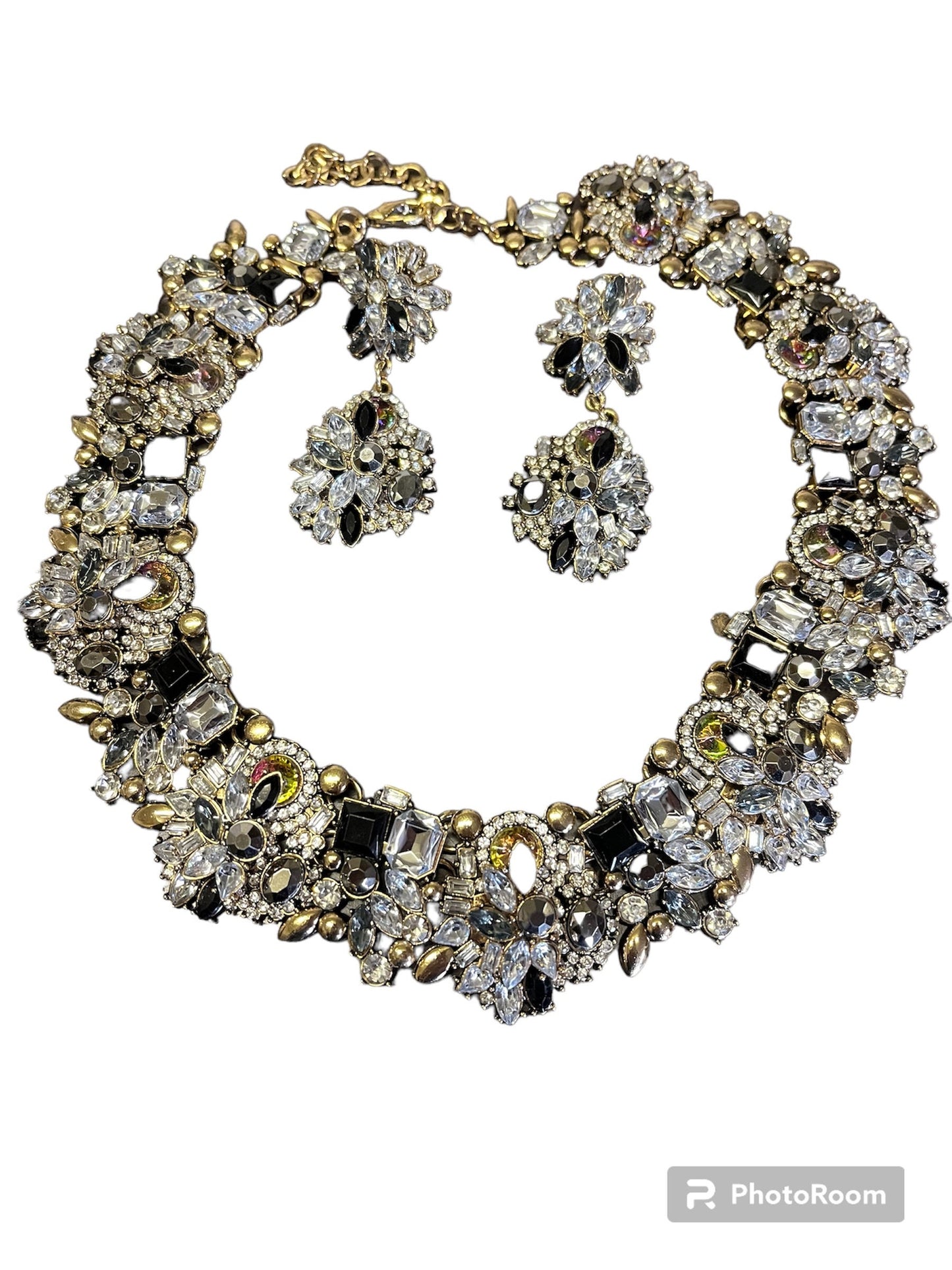 NEW High Class Womens Luxurious Geometric Artificial Gemstones Alloy Earring, Necklace Jewellery, Gift, Gift Jewellery, Fashion Jewellery
