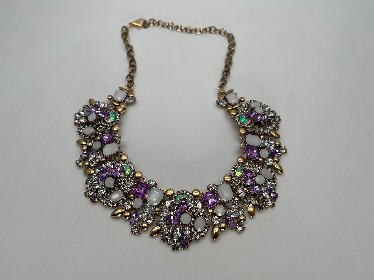 NEW High Class Womens Fashion Flower Artificial Crystal Alloy Plating Rhinestone Necklace Jewellery, Gift, Gift Jewellery, Fashion Jewellery