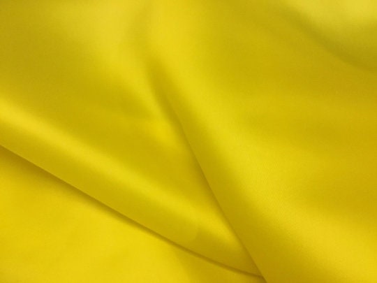 NEW High Class Yellow 100% Pure Silk Organza Fabric