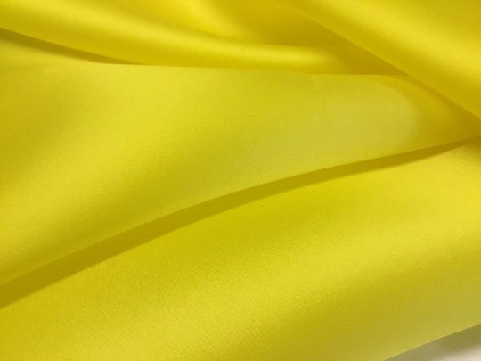 NEW High Class Yellow 100% Pure Silk Organza Fabric