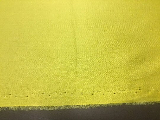 NEW High Class Yellow 100% Pure Silk Organza Fabric