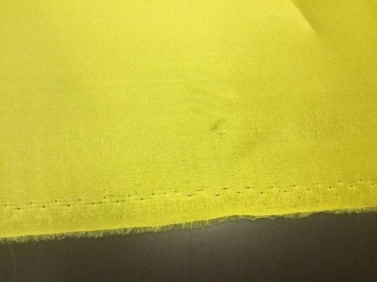 NEW High Class Yellow 100% Pure Silk Organza Fabric