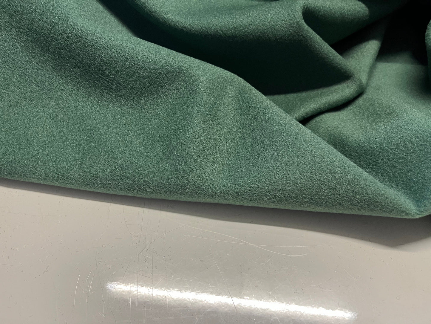 NEW High Class Dormeuil Green Wool & Cashmere Made In England Fabric