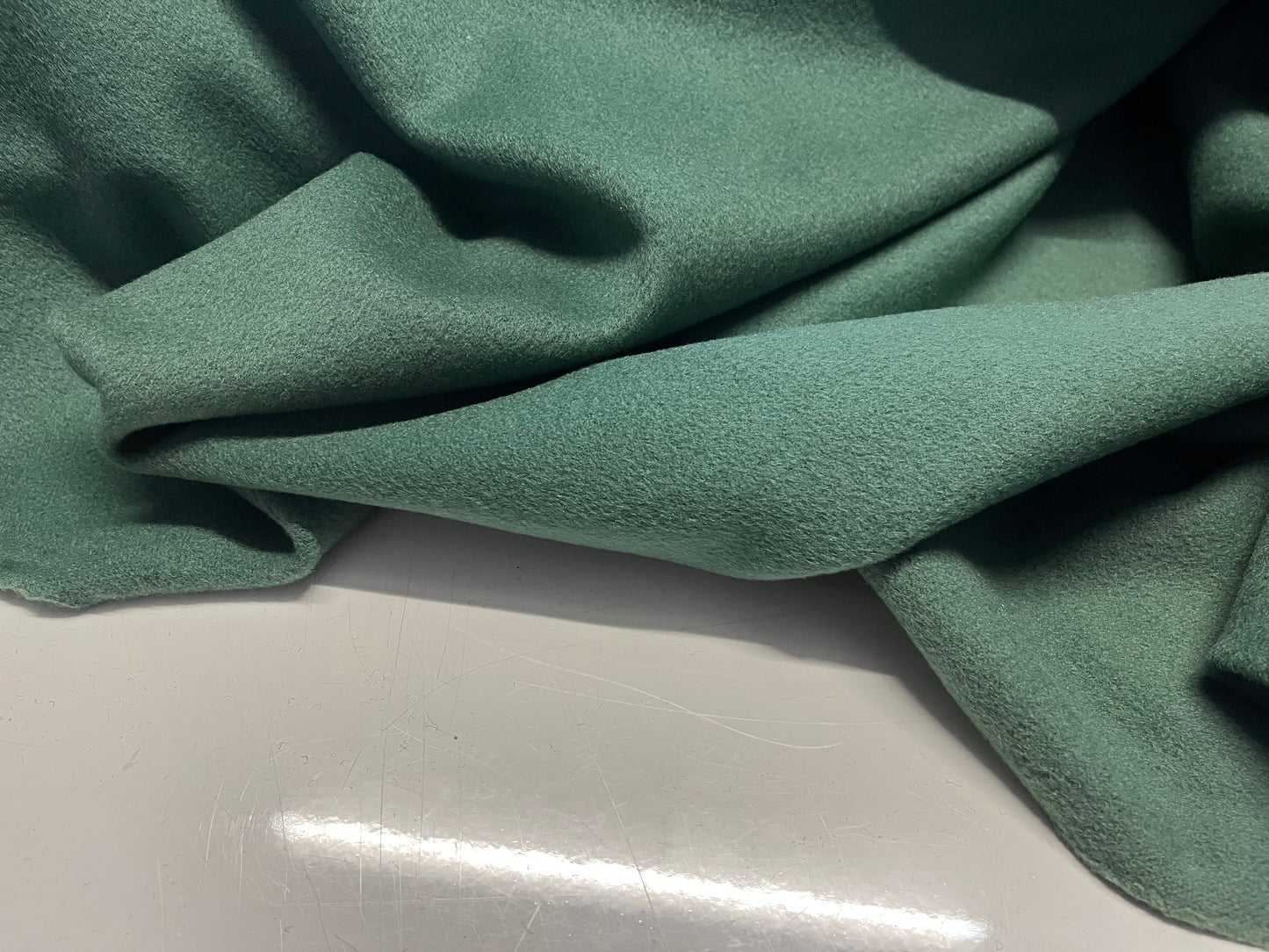 NEW High Class Dormeuil Green Wool & Cashmere Made In England Fabric