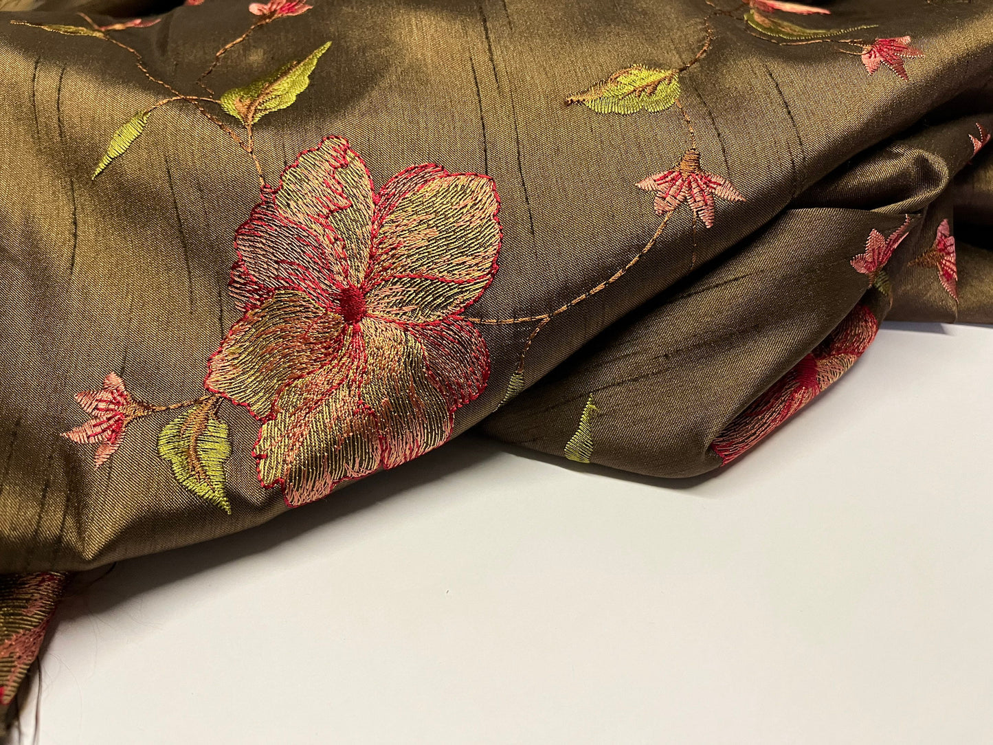 NEW High Class Embroidered Floral Fabric