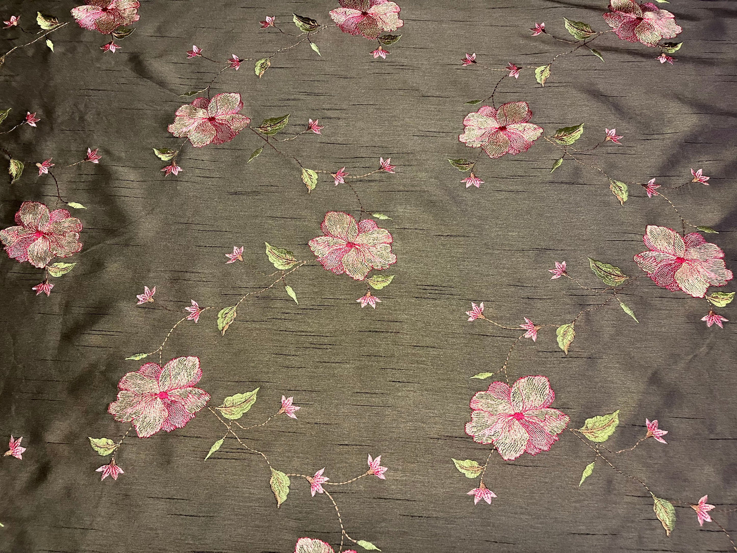 NEW High Class Embroidered Floral Fabric