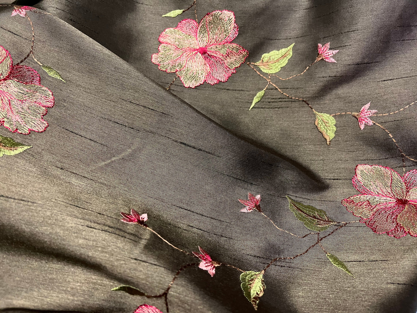 NEW High Class Embroidered Floral Fabric