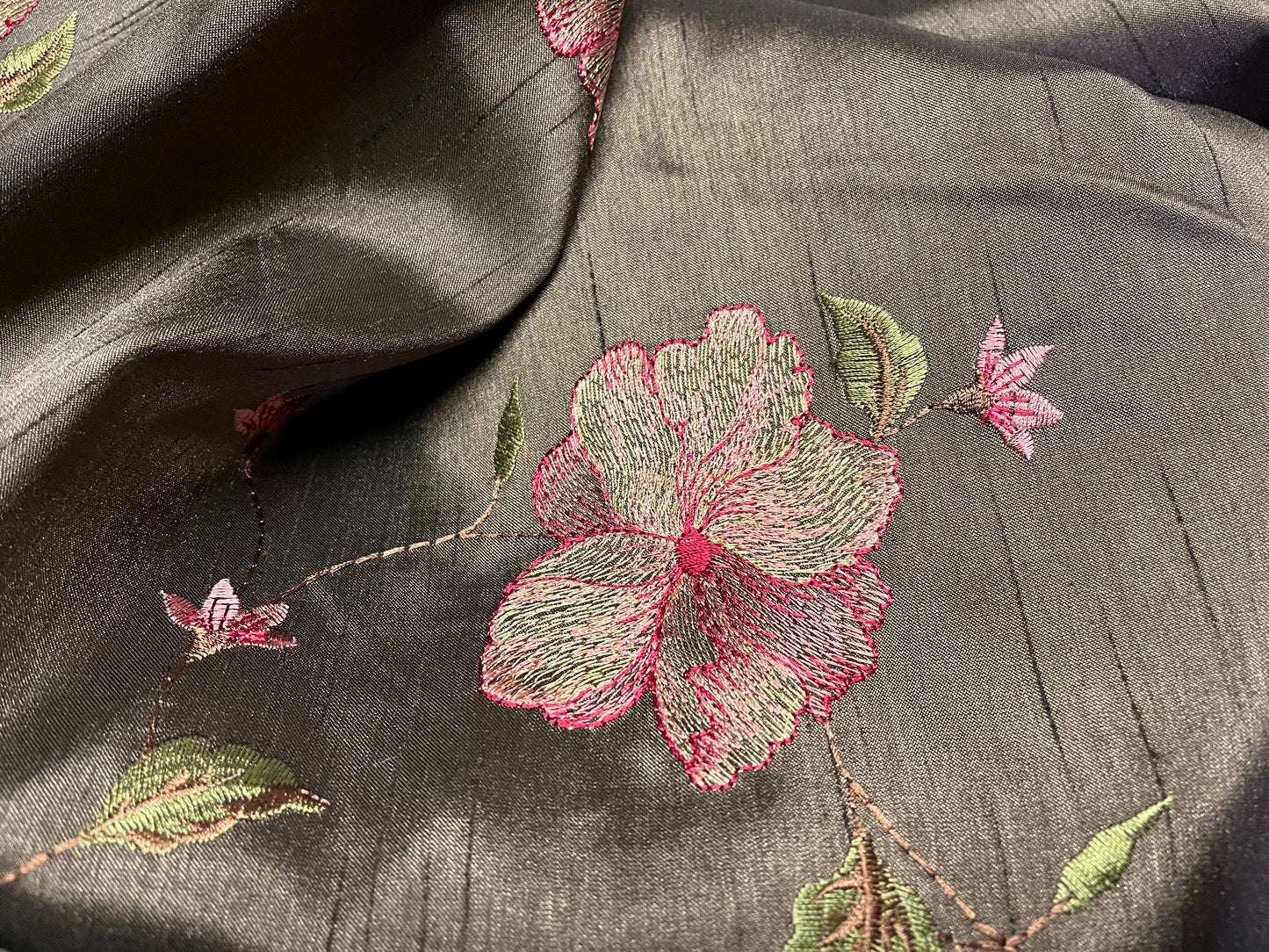NEW High Class Embroidered Floral Fabric