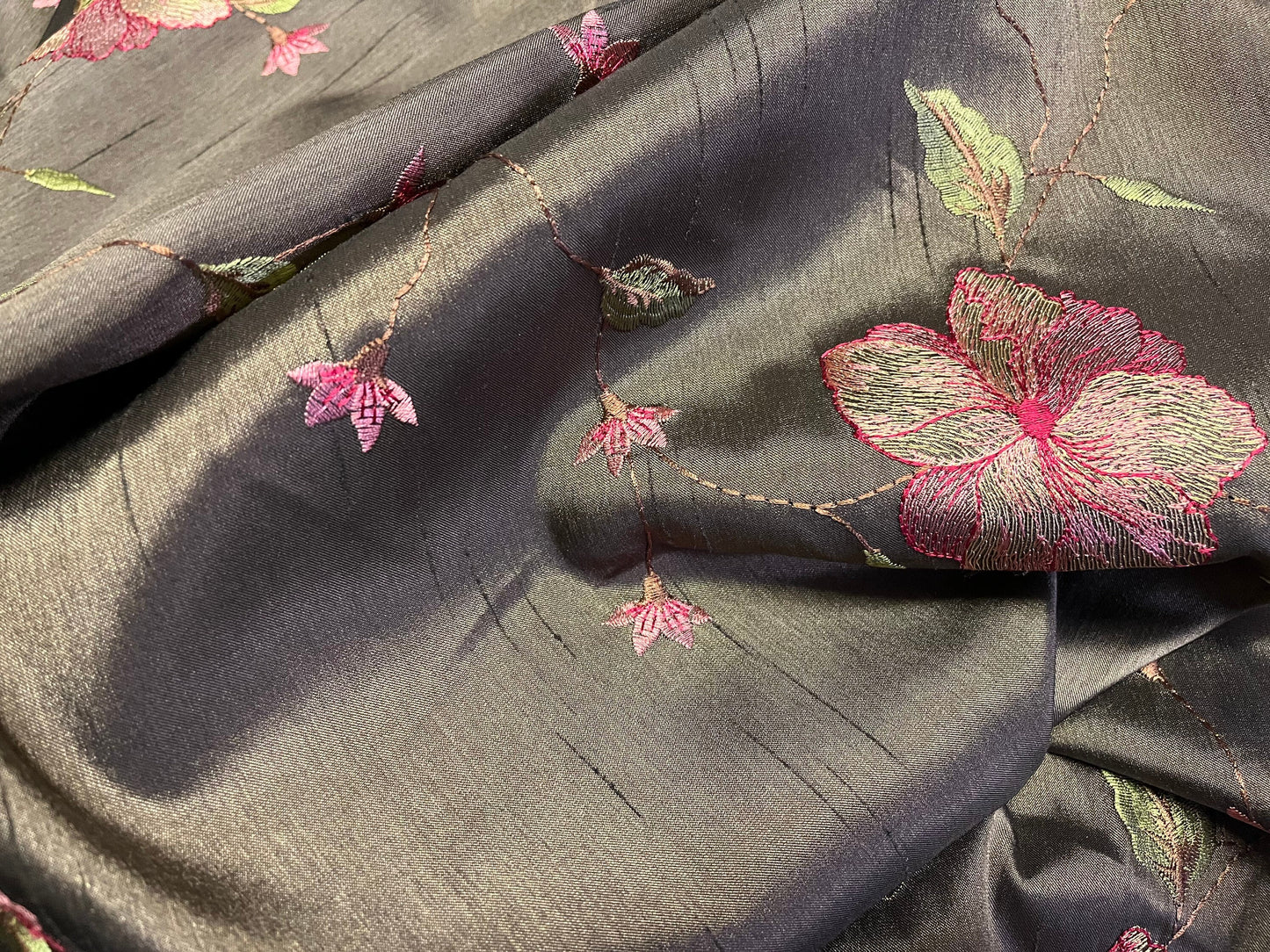 NEW High Class Embroidered Floral Fabric