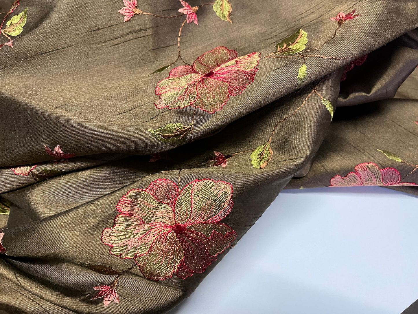 NEW High Class Embroidered Floral Fabric